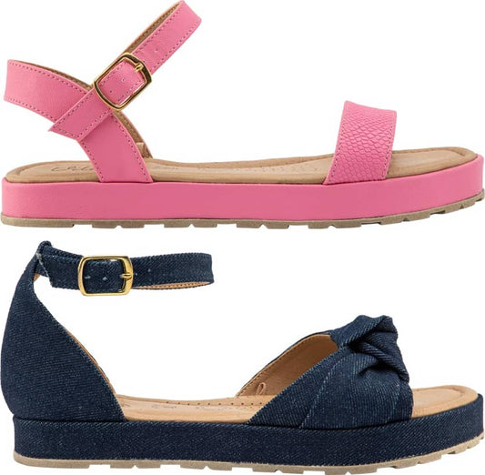 KIT SANDALIA PLANA MOÑO