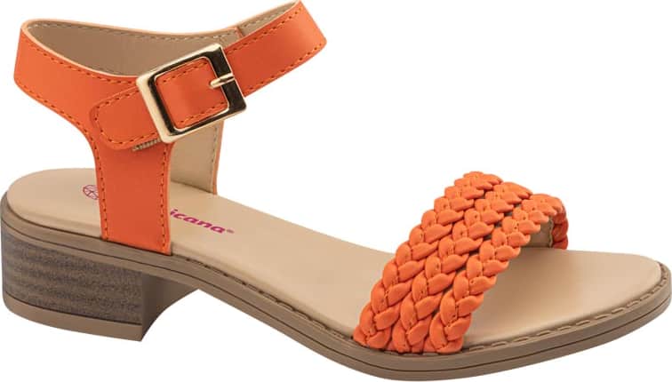 CASUAL SANDALIA TACÓN TRENZA