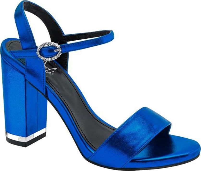 SANDALIA TACÓN METÁLICO