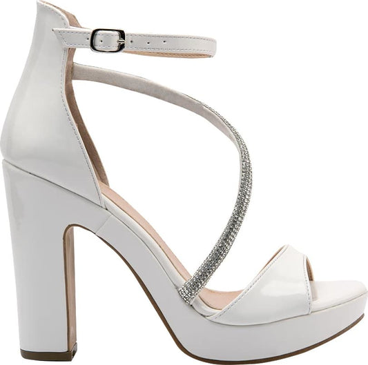 SANDALIA PLATAFORMA TACÓN TIRA PIEDRAS