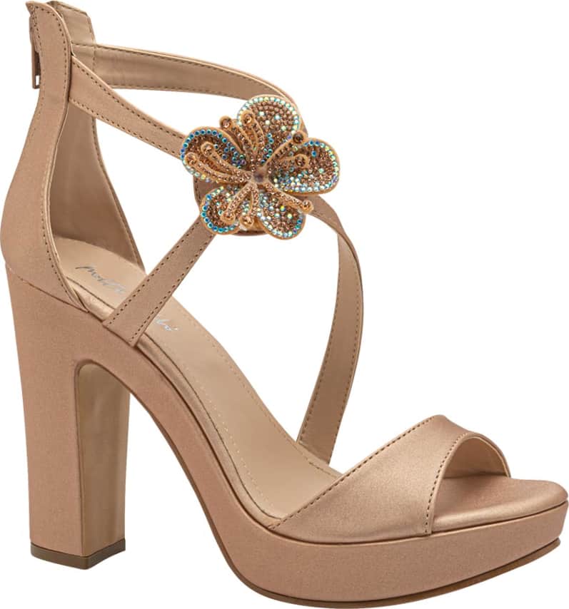 SANDALIA PLATAFORMA TACÓN FLORES