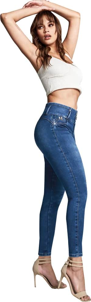 JEANS SUPER SKINNY CINTURA ALTA