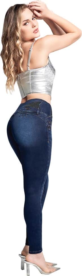 JEANS SUPER SKINNY CINTURA MEDIA
