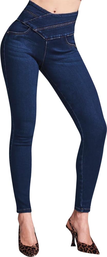 JEANS SUPER SKINNY CINTURA ALTA