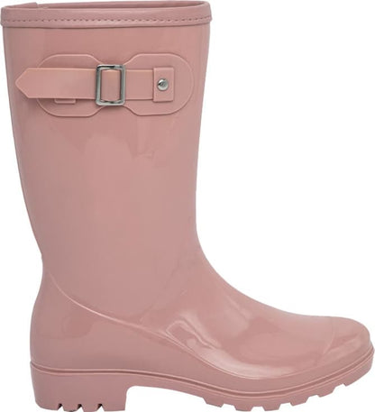 BOTA DE LLUVIA CON HEBILLAS SUELA TRACK