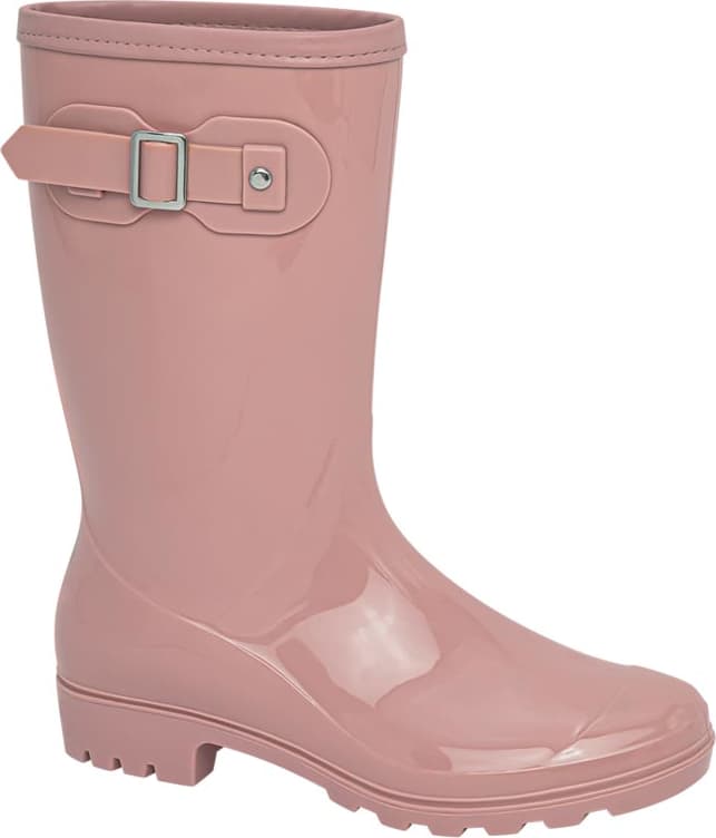 BOTA DE LLUVIA CON HEBILLAS SUELA TRACK