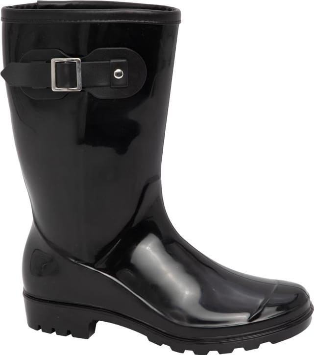 BOTA DE LLUVIA CON HEBILLAS SUELA TRACK