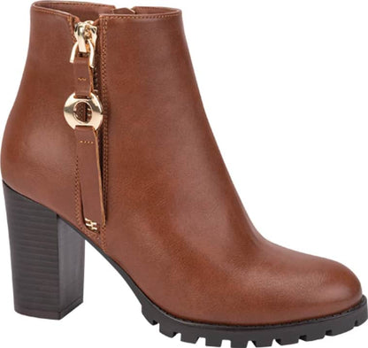 BOTA VESTIR PU PLATAFORMA TRACK CON CIERRE