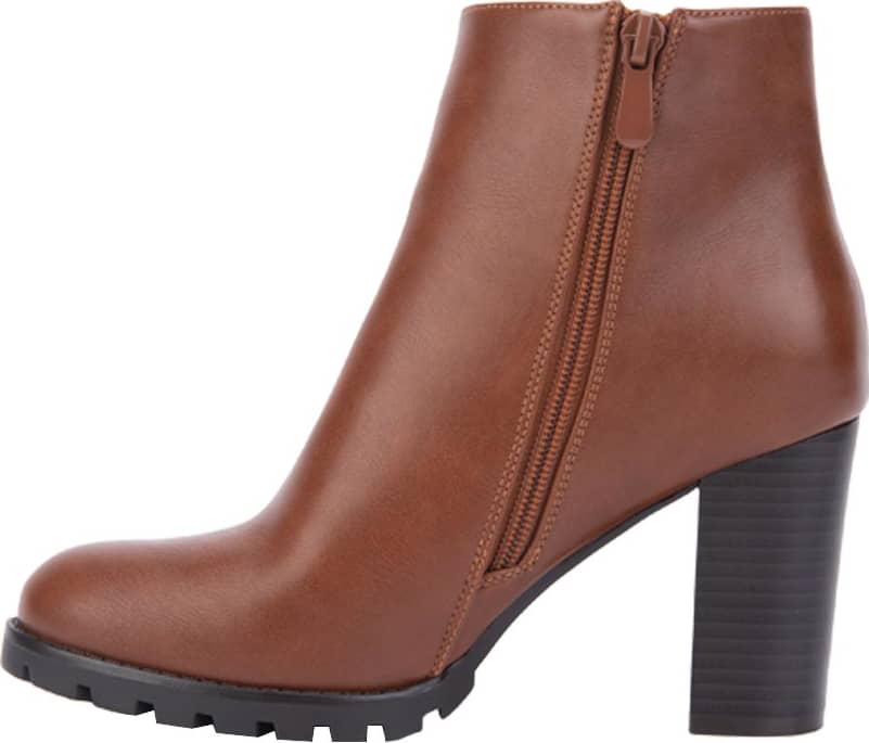 BOTA VESTIR PU PLATAFORMA TRACK CON CIERRE