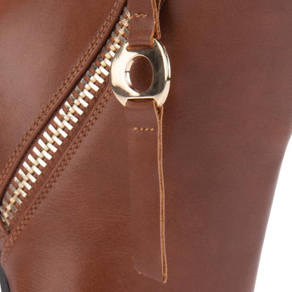 BOTA VESTIR PU PLATAFORMA TRACK CON CIERRE