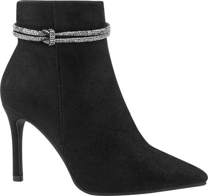 BOTA VESTIR ANTE DETALLE DE PEDRERÍA TACÓN DELGADO