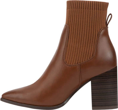 BOTA TEXANA PU CON TUBO DE CALCETIN, PUNTAL