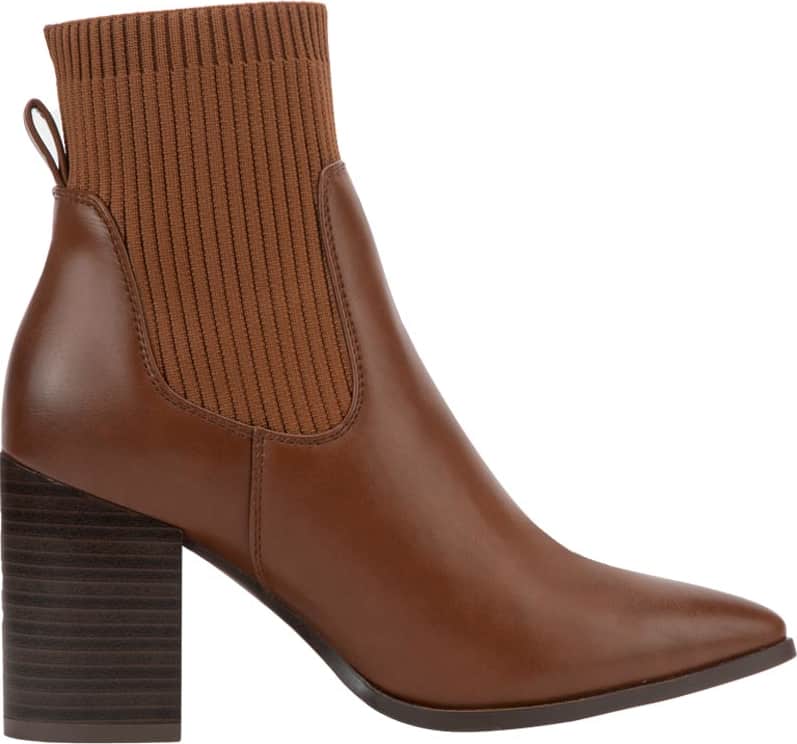 BOTA TEXANA PU CON TUBO DE CALCETIN, PUNTAL