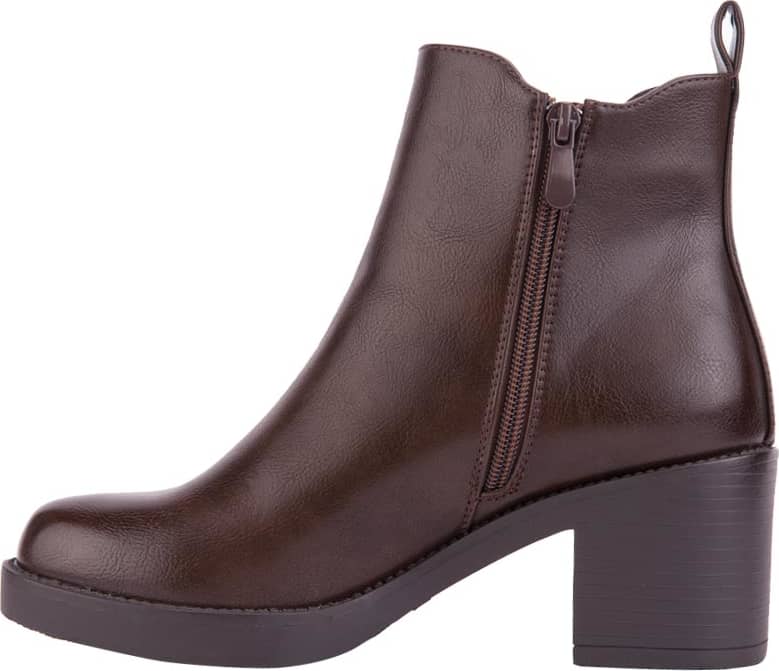 BOTA CASUAL PU PLATAFORMA PUNTA REDONDA CON ELASTICO