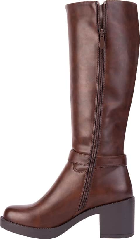 BOTA MONTAR PU TUBO LARGO CON HEBILLA