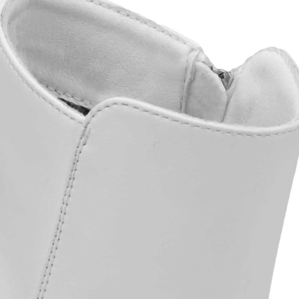 BOTA VESTIR PU PLATAFORMA CON TACÓN FORRADO