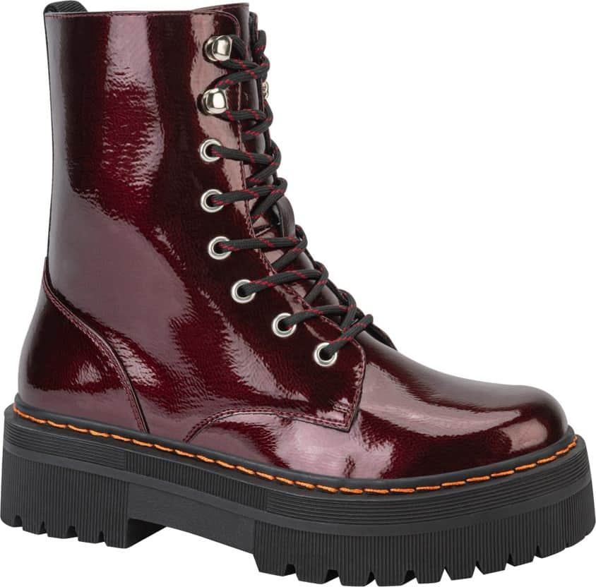 Botas militares plataforma online granates