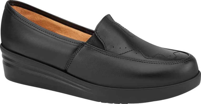 PLATAFORMA CONFORT DE PIEL CON ELASTICO