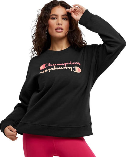 SUDADERA POWERBLEND CREW GRAPHIC