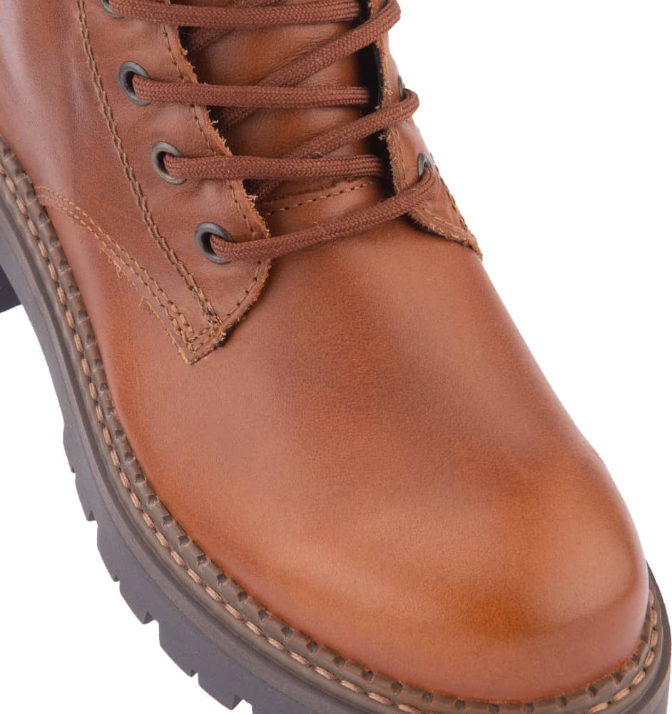 BOTA MILITAR PIEL VACUNO CON AGUJETA