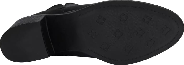 BOTA CASUAL PIEL VACUNO CON DETALLE TEJIDO