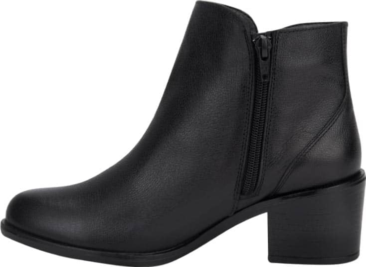 BOTA CASUAL PIEL VACUNO CON DETALLE TEJIDO