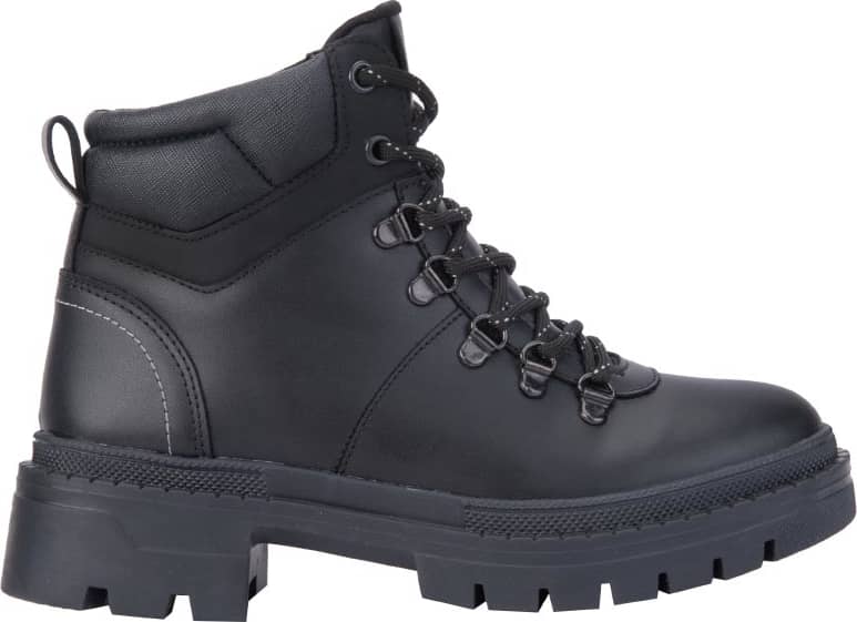 BOTA HIKER PU CORDONES TACÓN SUELA TRACK