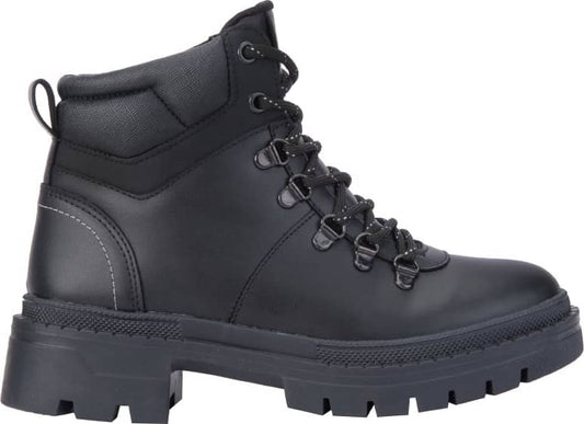 BOTA HIKER PU CORDONES TACÓN SUELA TRACK