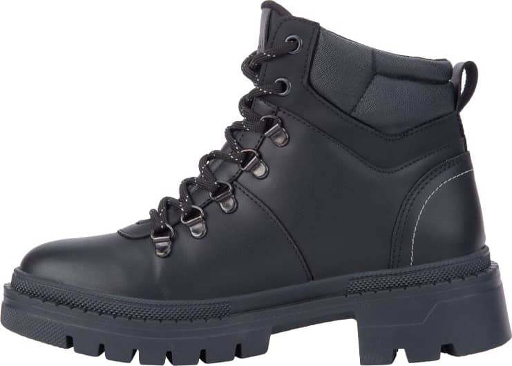 BOTA HIKER PU CORDONES TACÓN SUELA TRACK