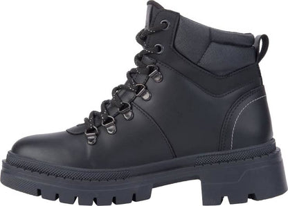 BOTA HIKER PU CORDONES TACÓN SUELA TRACK