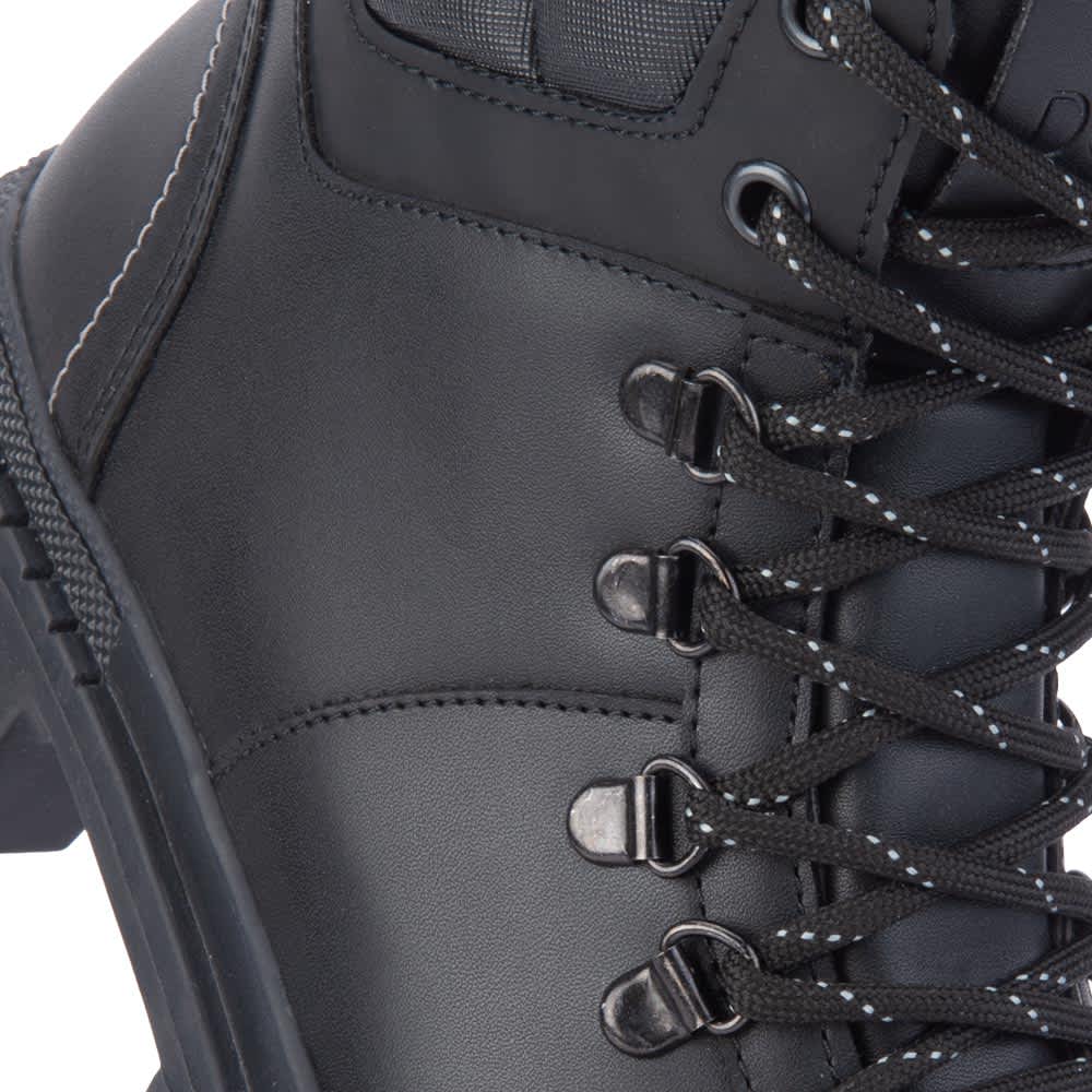 BOTA HIKER PU CORDONES TACÓN SUELA TRACK