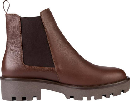 BOTA MOTO PIEL VACUNO CON ELÁSTICO SUELA TRACK