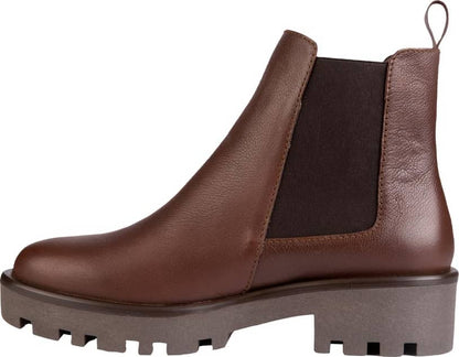 BOTA MOTO PIEL VACUNO CON ELÁSTICO SUELA TRACK