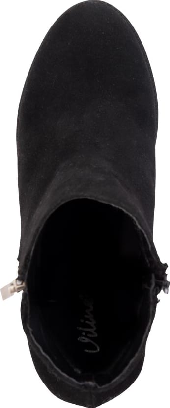 BOTA CASUAL TIPO GAMUZA CON CIERRE