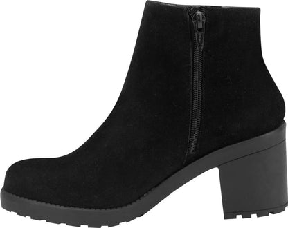 BOTA CASUAL TIPO GAMUZA CON CIERRE