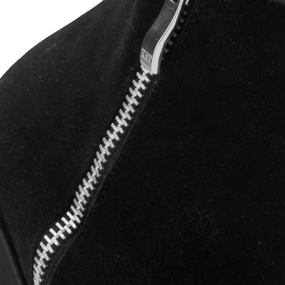 BOTA CASUAL TIPO GAMUZA CON CIERRE