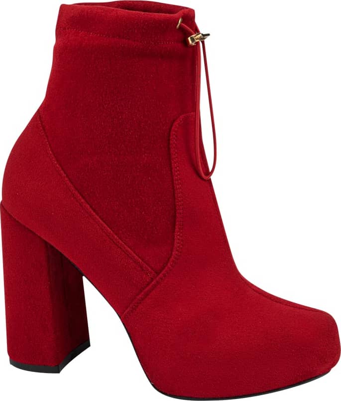 BOTA VESTIR ANTE PLATAFORMA INTERNA CON TACÓN ALTO ANCHO