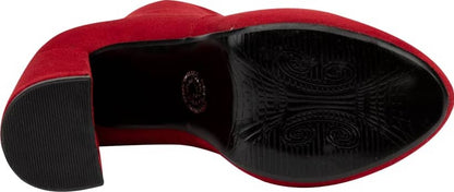 BOTA VESTIR ANTE PLATAFORMA INTERNA CON TACÓN ALTO ANCHO