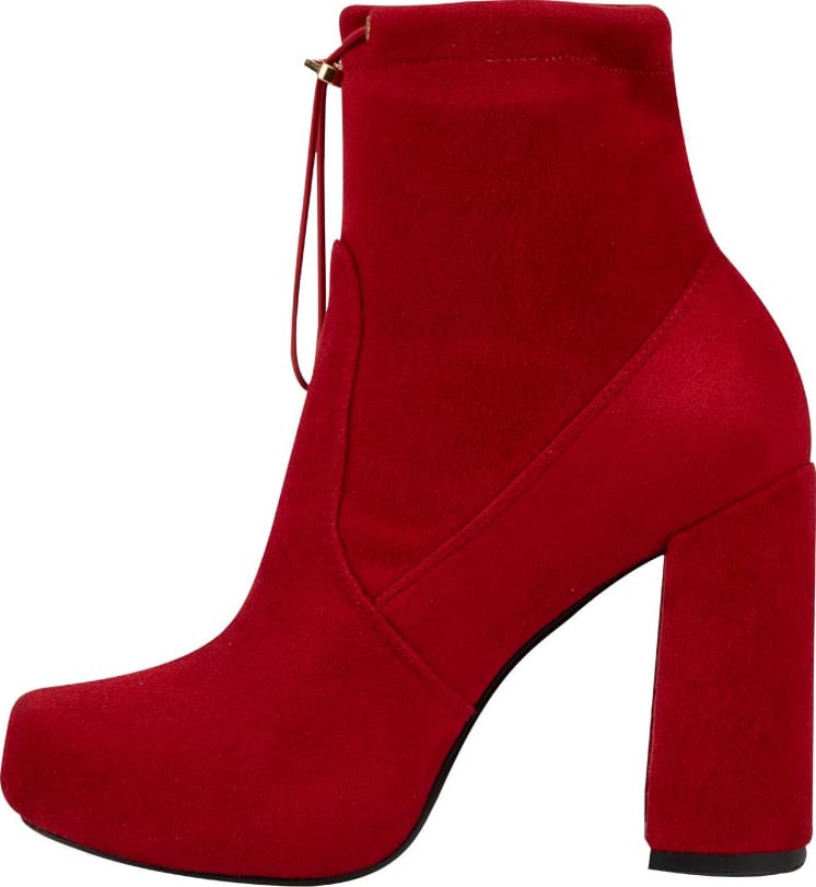 BOTA VESTIR ANTE PLATAFORMA INTERNA CON TACÓN ALTO ANCHO