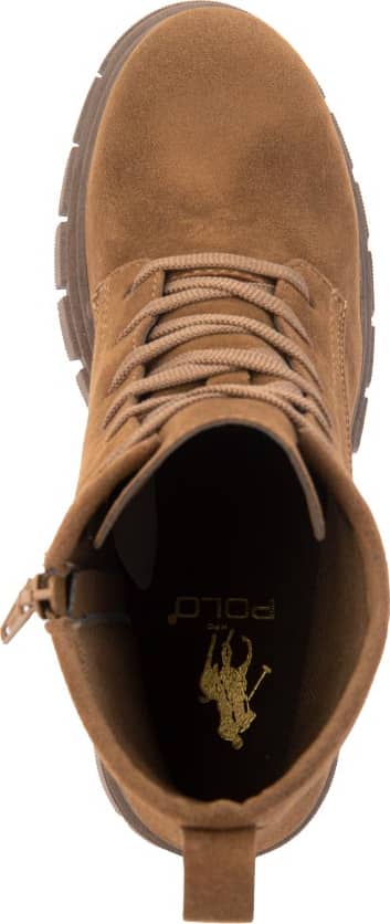 BOTA MILITAR TIPO GAMUZA CON CORDONES Y CREMALLERA LATERAL SUEL