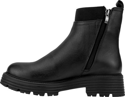 BOTA MOTO PIEL BORREGO SUELA TRACK CON ELÁSTICO EN TUBO