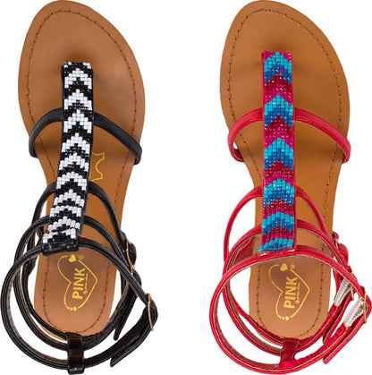 KIT CASUAL SANDALIA PINK BY PRICE SHOES A340