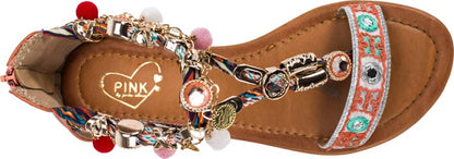 Casual Sandalia Pink By Price Shoes 183b