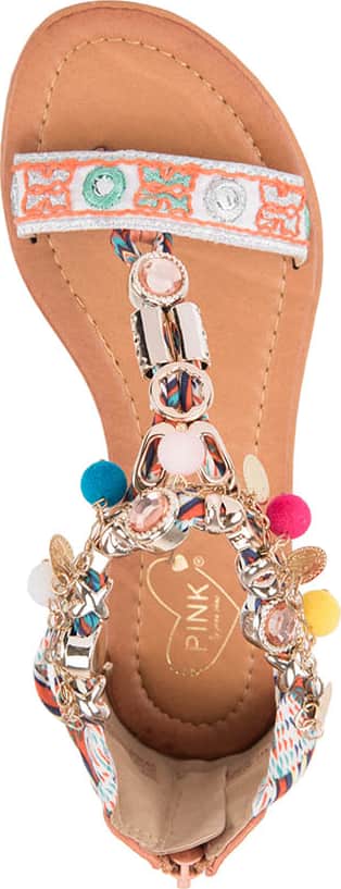 Casual Sandalia Pink By Price Shoes 183b