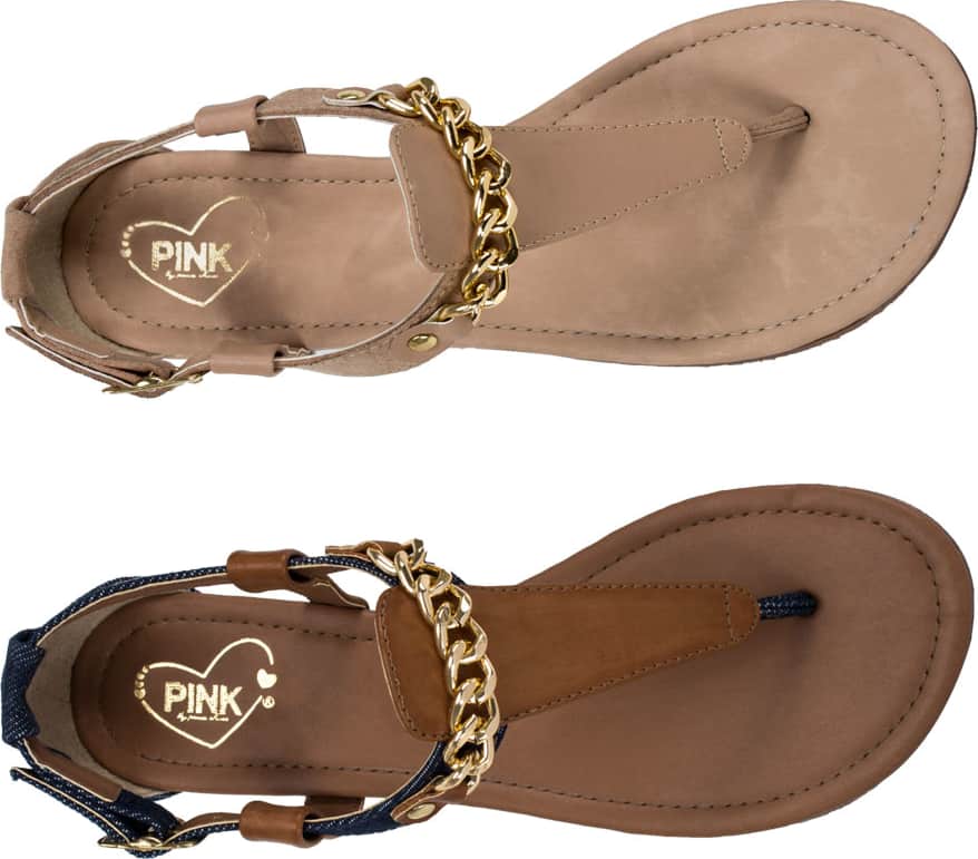 Kit Casual Sandalia Pink By Price Shoes 42