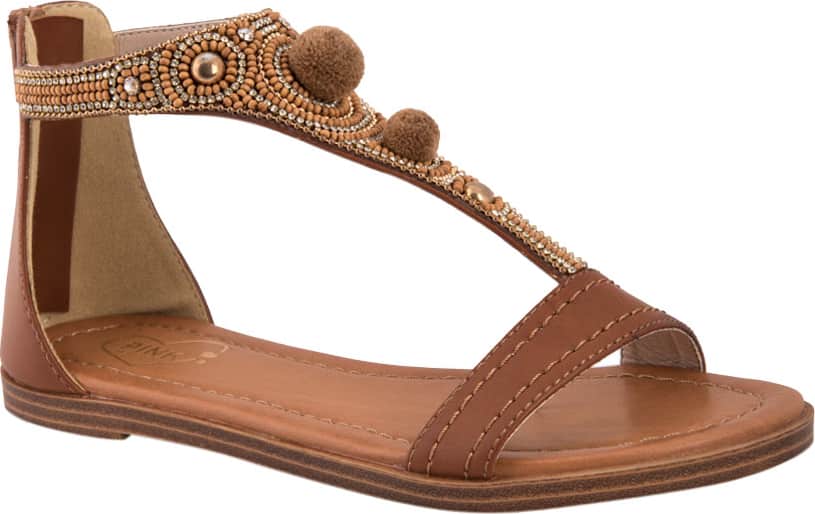 Casual Sandalia Pink By Price Shoes 3536