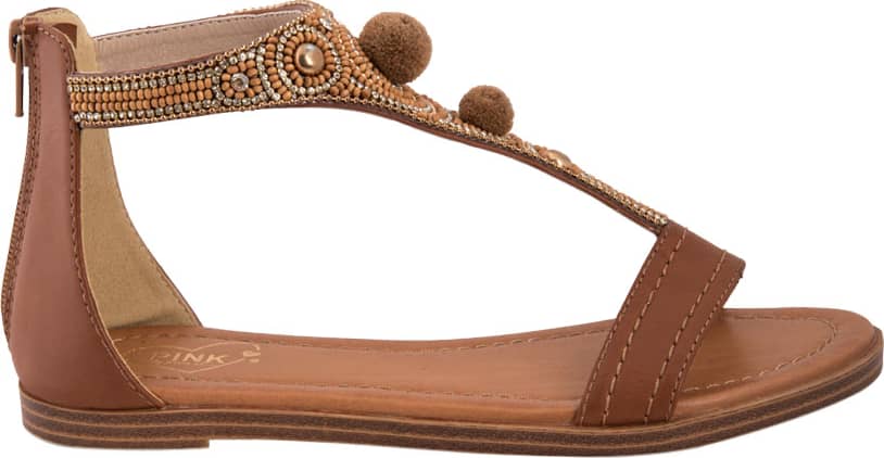 Casual Sandalia Pink By Price Shoes 3536