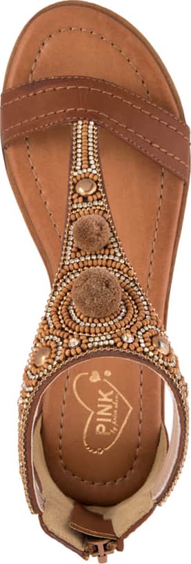 Casual Sandalia Pink By Price Shoes 3536