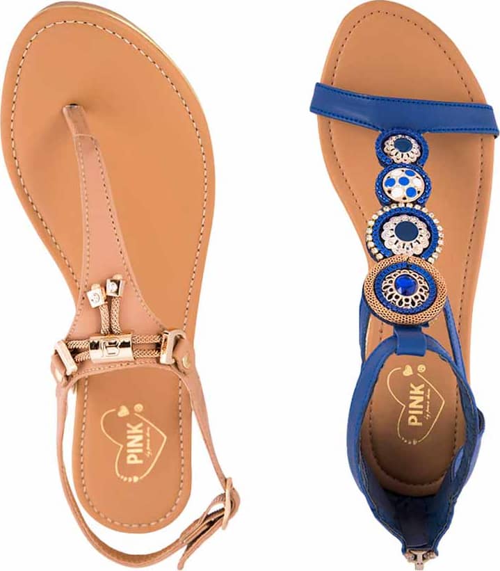 Kit Casual Sandalia Pink By Price Shoes 5151