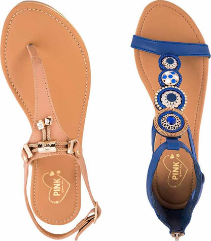 Kit Casual Sandalia Pink By Price Shoes 5151